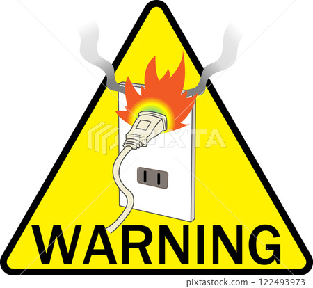 Beware of fires caused by shorting the outlet 122493973