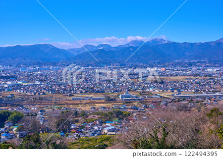 神奈川縣小田原市街景(小田原、二子山、箱根駒岳等) 神奈川縣小田原市街景(小田原、二子山、箱根駒岳等) 122494395