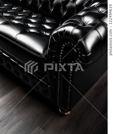 黑暗中的切斯特菲爾德沙發 黑暗中的切斯特菲爾德沙發 122494619