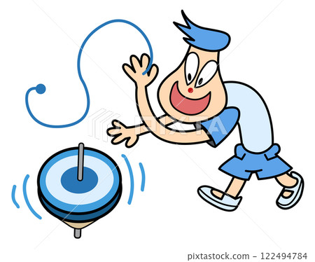 spinning top 122494784