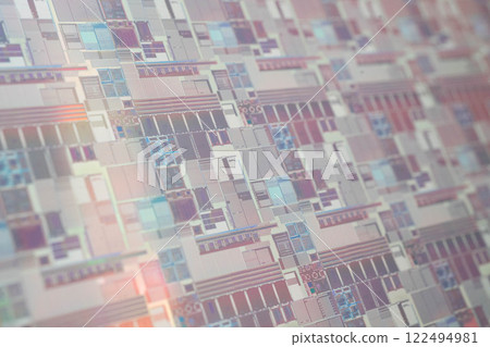 Silicon wafer for manufacturing semiconductor of integrated circuit. Silicon wafer for manufacturing semiconductor of integrated circuit. 122494981