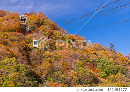 [Tochigi Prefecture] View of Okunikko/Akechidaira at the peak of autumn leaves 122495377