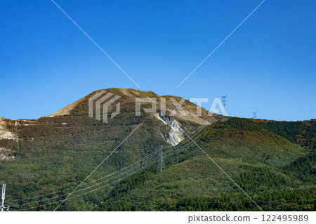 Mt. Ibuki as seen from Roadside Station Ibuki-no-Sato 122495989
