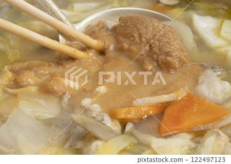 豬肉湯的製作過程。 122497123