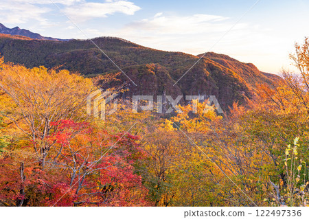 <栃木縣>奧日光的秋天和明智平的紅葉 122497336