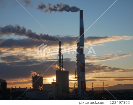 Factory chimney 122497563