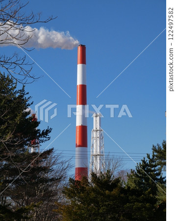 Factory chimney Factory chimney 122497582