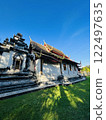 Temple architecture at Wat Phra Singh in Chiang Mai, Thailand 122497635