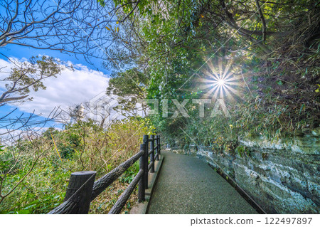 Yokosuka cityscape in Japan - Directions to Kannonzaki Lighthouse at Kannonzaki - 38 - The lighthouse can be seen in the back left of the center 122497897