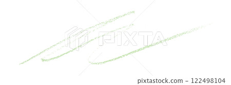 green pencil strokes isolated on transparent background green pencil strokes isolated on transparent background 122498104