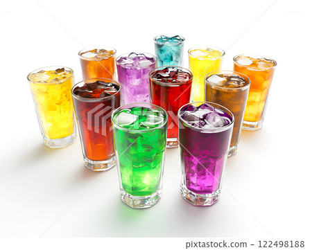 Colorful and simple cocktails 122498188