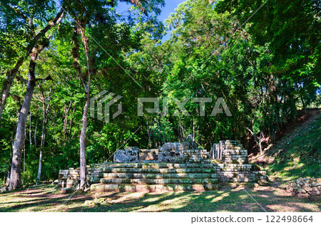 Cemetery Group of the Maya Archaeological Site at Copan. UNESCO world heritage in Honduras 122498664