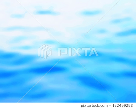 Calm sea surface wind wave pattern texture with gradation from blue to white 122499298