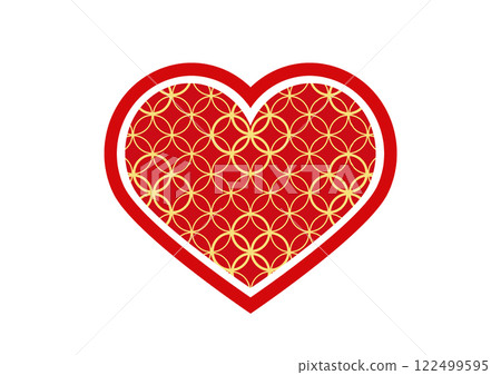 Japanese pattern background 122499595