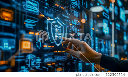 全像顯示器上的人指檢查資料保護和風險管理 122500514