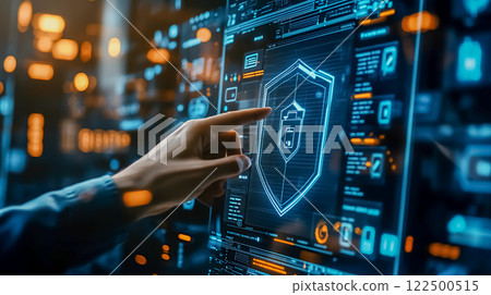 全像顯示器上的人指檢查資料保護和風險管理 122500515