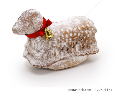 Agneau Pascal，來自法國阿爾薩斯的復活節糖果。 122501165