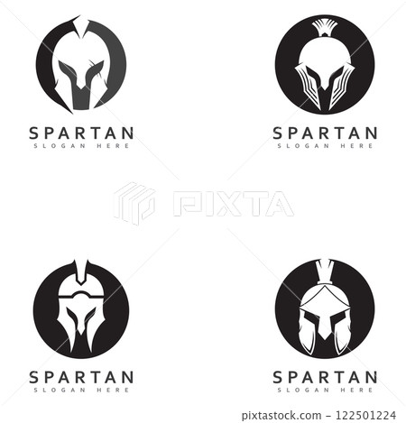 spartan logo design spartan simple creative logo vector spartan black logo 122501224