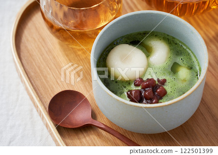 Matcha Shiratama Zenzai - Modern Japanese Sweets Matcha Shiratama Zenzai - Modern Japanese Sweets 122501399