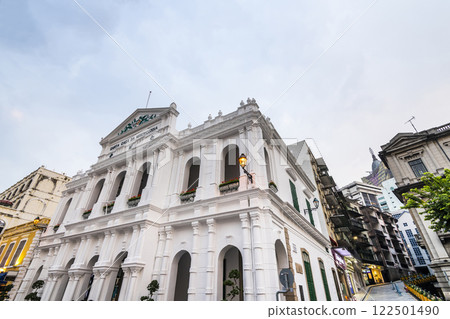Holy House of Mercy in Largo do Senado, Macau. The place is one of the UNESCO World Heritage. 122501490