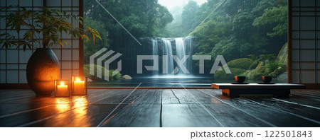 A stylish cafe in the middle of nature 122501843