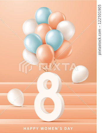 Air balloon and cloud tower product display stand, suitable for Women's Day, Mother's Day, Lover's Day, Anniversary Day, Year of the Week, Birth Day Broadcast Report Request Card Quantity Material Air balloon and cloud tower product display stand, suitable for Women's Day, Mother's Day, Lover's Day, Anniversary Day, Year of the Week, Birth Day Broadcast Report Request Card Quantity Material 122501905