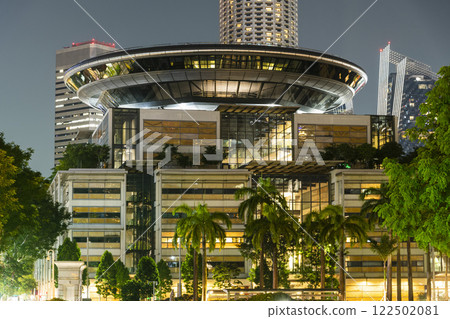 Night view of the Supreme Court, Singapore. The Supreme Court comprises the Court of Appeal and the High Court. Night view of the Supreme Court, Singapore. The Supreme Court comprises the Court of Appeal and the High Court. 122502081