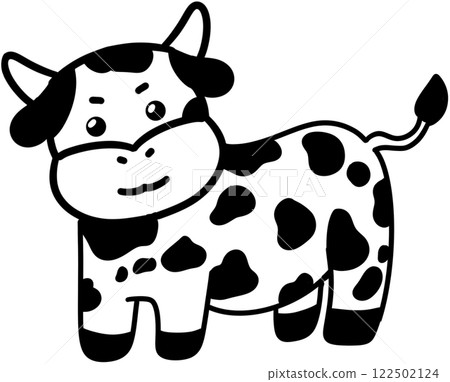 cute cow 122502124