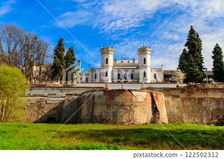 Sharovka palace in neo-gothic style, also known as Sugar Palace in Kharkov region, Ukraine 122502312