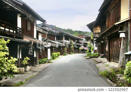 妻籠宿、中山道(長野縣南木曾町) 妻籠宿、中山道(長野縣南木曾町) 122502907