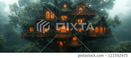 Witch's house in the woods 122502975