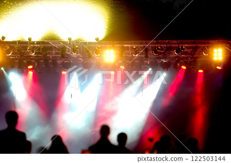 spotlights at concert spotlights at concert 122503144