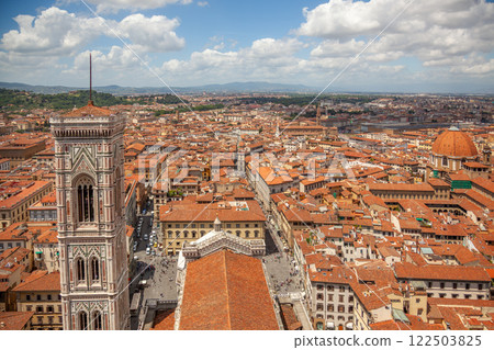 Rooftops of Florence on a Sunny Day 122503825
