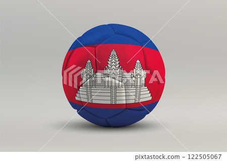 Cambodia Soccer Ball with National Flag Design Cambodia Soccer Ball with National Flag Design 122505067