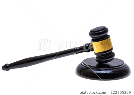 gavel of justice isolated 122505899