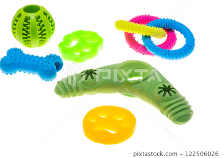 dog toys isolated dog toys isolated 122506026