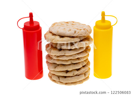 Greek flatbread Pita isolated Greek flatbread Pita isolated 122506083