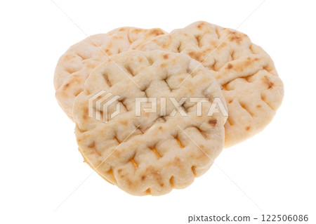 Greek flatbread Pita isolated 122506086