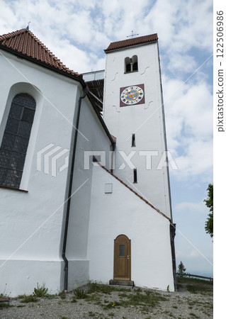 Auerberg, St. Peter and Paul church, Munich Way of St. James, Bavaria, Germany 122506986