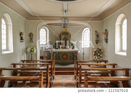 Chapel St. Martin in Hopfen, Munich Way of St. James, Bavaria, Germany Chapel St. Martin in Hopfen, Munich Way of St. James, Bavaria, Germany 122507018