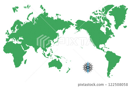 Hand-drawn cut-out world map on transparent background Hand-drawn cut-out world map on transparent background 122508058
