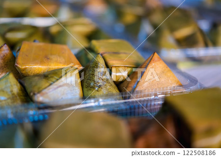 Nian gao or Chinese New Year's cake is sweet food 122508186