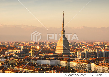Panoramic view of the city of Turin 122509463