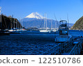 Fuji and fishing boats 122510786