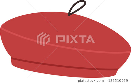 Beret Vector Illustration On Transparent Background 122510959