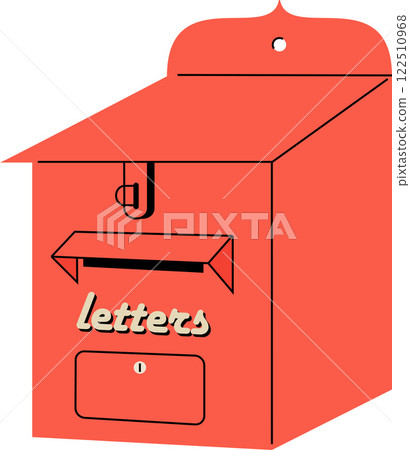House wall mounted postbox for letters House wall mounted postbox for letters 122510968