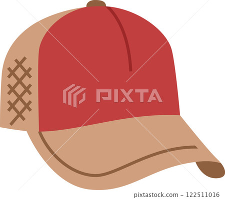 Trucker Hat Vector Illustration On Transparent Background 122511016