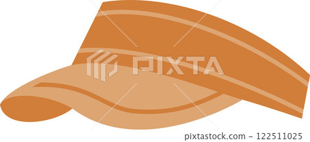 Visor Hat Vector Illustration On Transparent Background Visor Hat Vector Illustration On Transparent Background 122511025