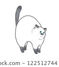Vertically stretched cat 122512744