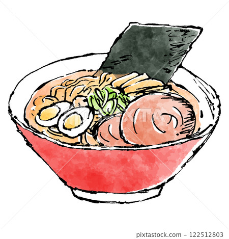 Illustration of ramen Illustration of ramen 122512803